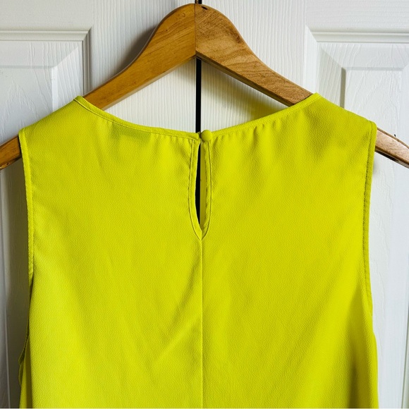 Lime Green Sleeveless Top - Picture 5 of 8
